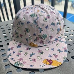 Disney store Pink Floral Winnie the Pooh baseball Hat